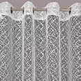 Firana biała z siateczki 300x250 cm przelotka - MIRIEL