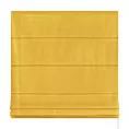 Roleta rzymska LUXOR musztardowa z eleganckiej lśniącej tkaniny o drobnym splocie