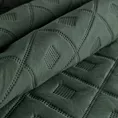 Narzuta zielona 220x240 cm z geometrycznym wzorem wykonana techniką hot press ALARA 6 Design 91