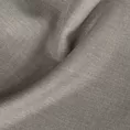 Roleta rzymska jasnoszara z tkaniny zaciemniającej typu dimout o naturalnym splocie, z efektem melanżu