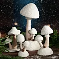 Figurka świąteczna w kształcie zimowego GRZYBKA