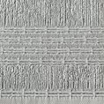 Ręcznik kąpielowy 50x90 cm bawełniany kolor stalowy podkreślony bordiurą tkaną w wypukłe paski 500 g/m2 ROME