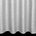 Zasłona szyta na taśmie 5 cm ADISA srebrna o luźnym lnianym splocie z błyszczącą nicią
