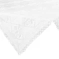 Bieżnik na stół 85x85 cm biały ażurowy ROSALY w stylu boho
