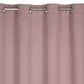 Zasłona pudrowy róż zaciemniająca o strukturze drobnej krateczki 140x250 przelotka - AMARO
