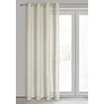 Firana kremowa z siateczki niewymagająca prasowania 140x250 cm przelotka CYNTIA