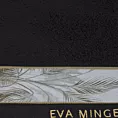 Ręcznik do rąk 30x50 cm bawełniany kolor czarny z designerską bordiurą 500 g/m2 EVA 17 Eva Minge