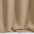 Zasłona beżowa zaciemniająca 135x250 cm przelotka - ADLEY