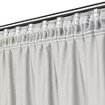 Zasłona jasnoszara z tkaniny welurowej 160x240 cm taśma - Dora