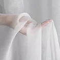 Firana biała z gładkiej etaminy z drobnym deszczykiem 140x300 cm taśma imitująca flex BELISSA