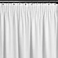 Zasłona biała w stylu eko 140x270 taśma - ERIS