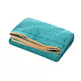Ręcznik plażowy 80x160 cm z mikrofibry kolor turkusowy szybkoschnący 380 g/m2 IGA