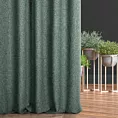 Zasłona szyta na taśmie 5 cm miętowa z tkaniny bukla z efektem melanżu