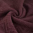 Ręcznik kąpielowy 50x90 cm bawełniany kolor bordowy o ryżowej strukturze z welwetową bordiurą 500 g/m2 LOREN