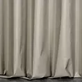 Zasłona szyta na taśmie 5 cm beżowa z gładkiej tkaniny typu Blackout zaciemniającej 100%