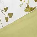 Pościel 220x200 cm bawełniana kolor biały, zielony z wzorem botanicznym NIKA 22