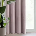Zasłona welwetowa pudrowy róż 140x250 cm przelotka - ROSA - Design 91