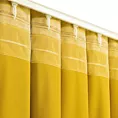 Zasłona musztardowa z gładkiego i miękkiego welwetu 140x300 cm taśma imitująca flex - MADLEN