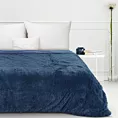 Koc o strukturze miękkiego futra 170x210 cm grantowy TIFANY 1 Design 91