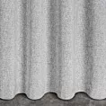 Zasłona szyta na taśmie 5 cm kremowo srebrna z tkaniny o strukturze siatki z efektem melanżu
