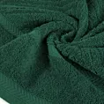 Ręcznik kąpielowy 70x140 cm bawełniany kolor butelkowy zielony ze wzorem zygzaka 500 g/m2 KALIA Reina Line