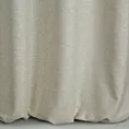 Zasłona szyta na taśmie 5 cm GEONOA naturalna z miękkiej tkaniny o naturalnym charakterze z widocznym ozdobnym splotem