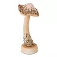 Figurka dekoracyjna świąteczna GRZYBEK zdobiona kryształkami