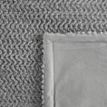 Narzuta-koc srebrno, jasnoszary 130x170 cm z przyjemnego futerka LARIS