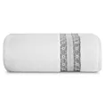 Ręcznik do rąk 50x90 cm bawełniany kolor biały z żakardową bordiurą 500 g/m2 MALIKA