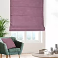 Roleta rzymska DORA - HIT jasnofioletowa z miękkiej tkaniny o welurowej strukturze