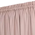 Zasłona różowa z tkaniny welurowej 560x240 cm tunel Dora