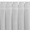 Firana biała z gładkiej etaminy z drobnym deszczykiem 140x300 cm taśma imitująca flex BELISSA