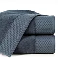 Ręcznik kąpielowy 50x90 cm bawełniany kolor stalowy z wyjątkowo puszystym splotem 580g/m2 ANELA
