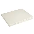 Prześcieradło bez gumki 220x210 cm z satyny bawełnianej kolor kremowy 125 g/m2 DINA Diva Line