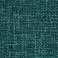 Roleta rzymska turkusowa z tkaniny zaciemniającej typu dimout o naturalnym splocie, z efektem melanżu