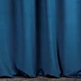 Zasłona szyta na taśmie 5 cm ENYA granatowa z miękkiej półmatowej tkaniny welwetowej