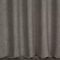 Zasłona szyta na taśmie 8 cm szara z miękkiej tkaniny w stylu eko, z efektem melanżu, przetykana metaliczną nicią