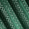 Zasłona welwetowa zielono srebrna 140x250 cm przelotka - MOLY - Design 91