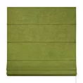 Roleta rzymska DORA - HIT jasnozielona z miękkiej tkaniny o welurowej strukturze