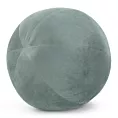 Poduszka dekoracyjna w formie kuli średnica 24 cm welwetowa ciemnomiętowa GAJA