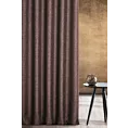 Tkanina zasłonowa zaciemniająca typu blackout, z ozdobnym splotem, z efektem melanżu