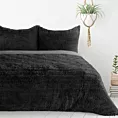 Pościel 220x200 cm z polaru kolor czarny gładka TIFFANY Design 91