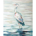 Obraz HERON 2 ręcznie malowany na płótnie obraz z czaplą