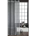 Firana srebrna o strukturze pajęczej sieci 140x250 cm przelotka AMANDA