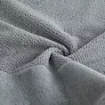 Ręcznik kąpielowy 50x90 cm bawełniany kolor srebrny z welwetową bordiurą 550 g/m2 ARIA