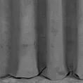 Zasłona szara z wytłaczanego welwetu 140x300 cm taśma - ELIZA