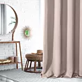 Zasłona pudrowa zaciemniająca 135x250 cm przelotka - ADLEY