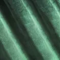 Zasłona zielona z miękkiego welwetu 140x250 cm taśma - SUZANA