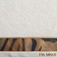 Ręcznik kąpielowy 50X90 cm bawełniany kolor kremowy,czarny z designerską bordiurą 500 g/m2 EVA 23 Eva Minge