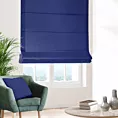 Roleta rzymska ENYA niebieska z miękkiej półmatowej tkaniny welwetowej